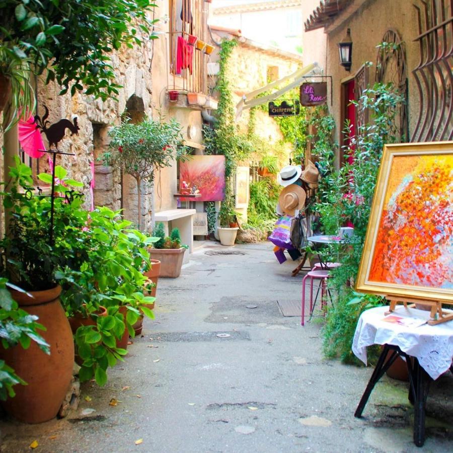 Mougins Collection - Magnifique Maison Au Coeur Du Vieux Village De Mougins, Vue Sur Les Alpes Du Sud Dış mekan fotoğraf